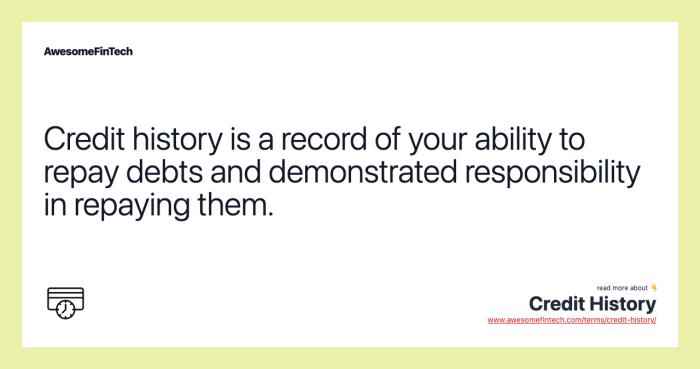 Credit history tips